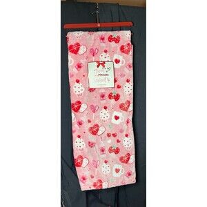 Pink Sweets & Treats Hearts & Cupcake Throw Blanket
